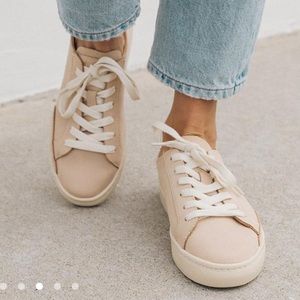 Soludos Ibiza Leather Sneaker Bisque